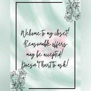 Reasonable offers may be accepted!